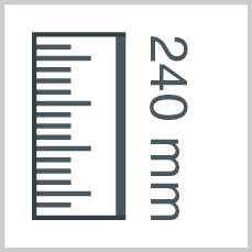 Roll height: 240 mm