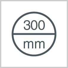 Roll diameter: 300 mm