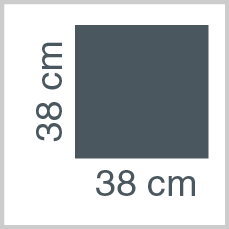 Sheet dimensions: 38 x 38 cm