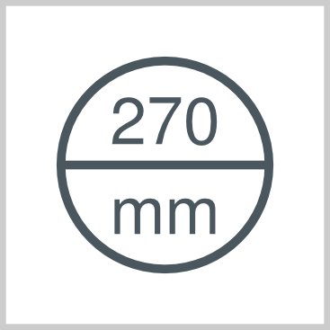 Roll diameter: 270 mm