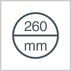 Roll diameter: 260 mm