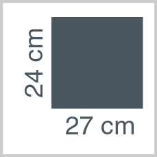 Sheet dimensions: 24 x 27 cm