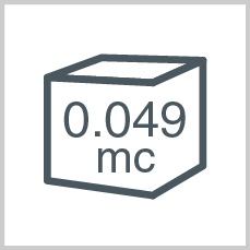 Volume: 0.049 mc